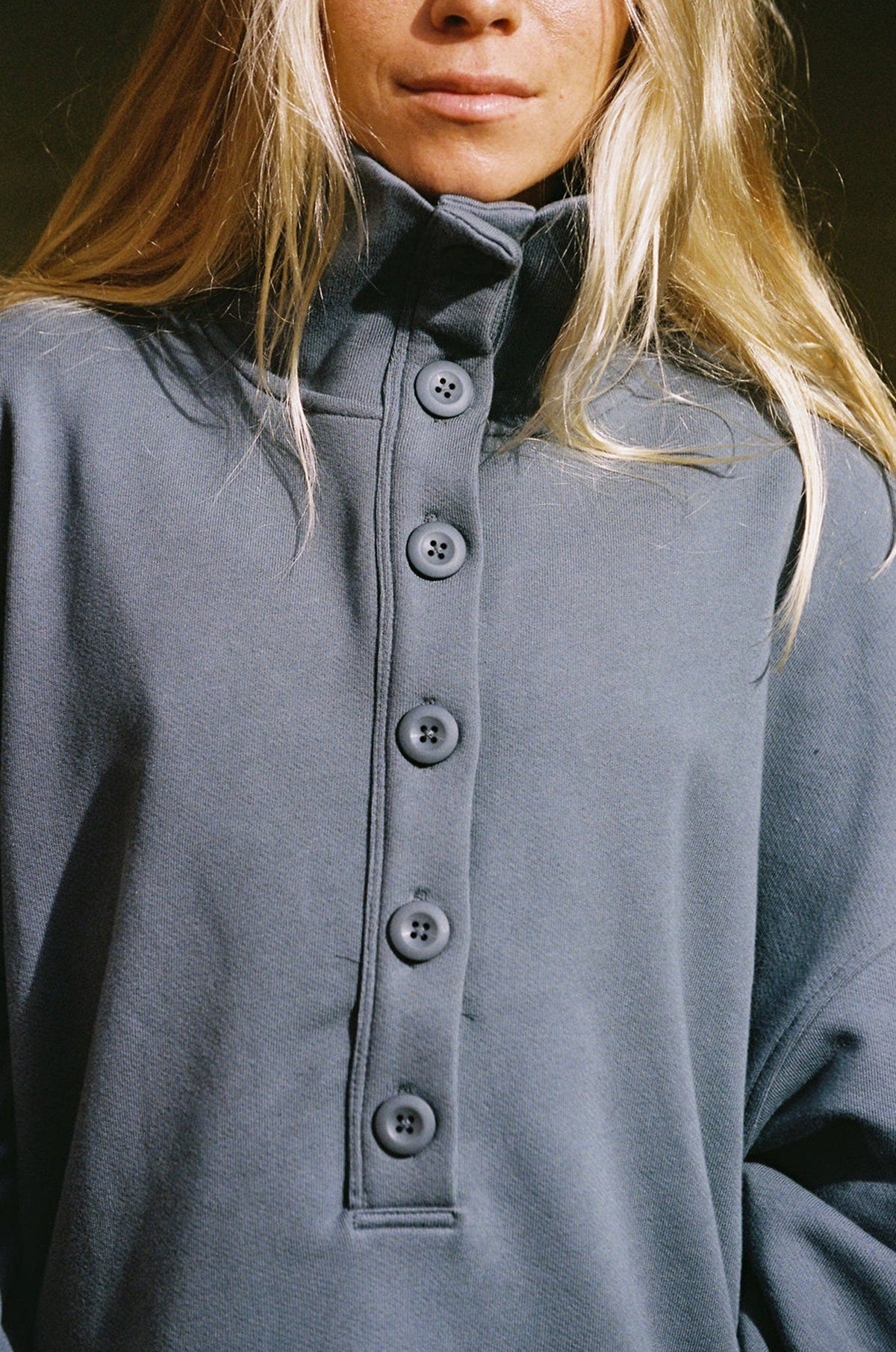 Vintage Terry Pullover: Slate