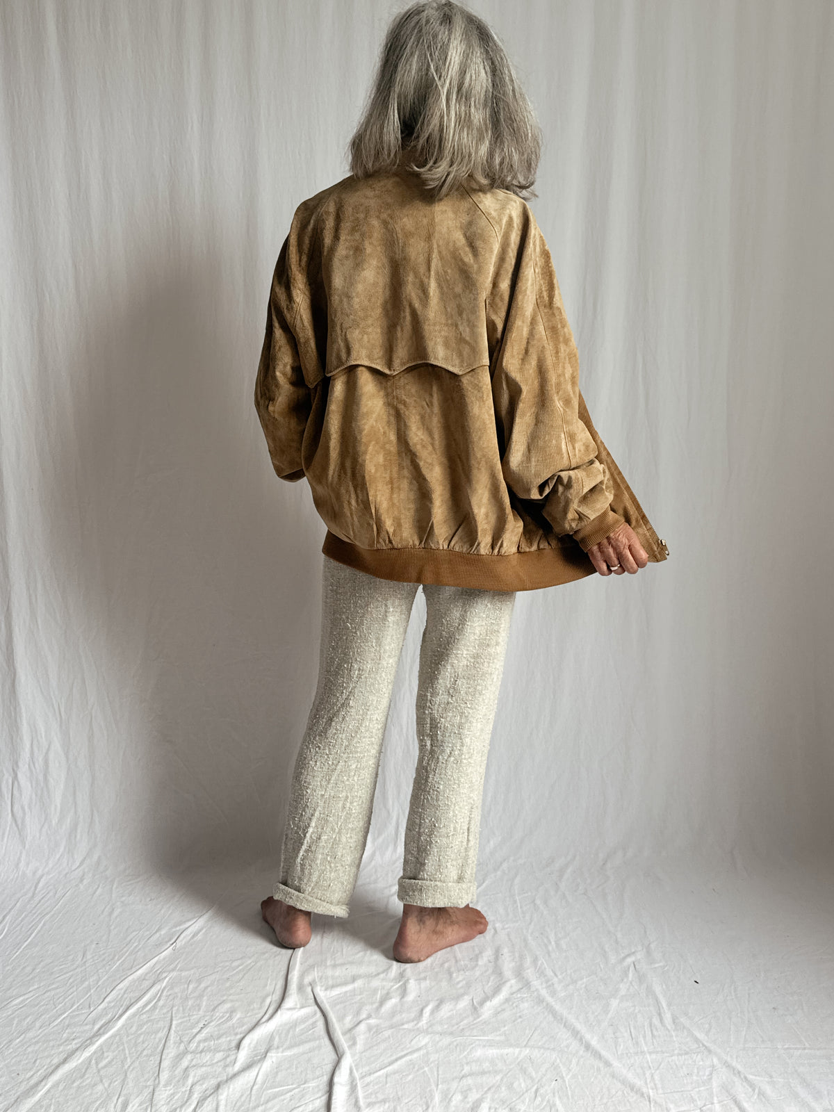 Vintage Suede Bomber