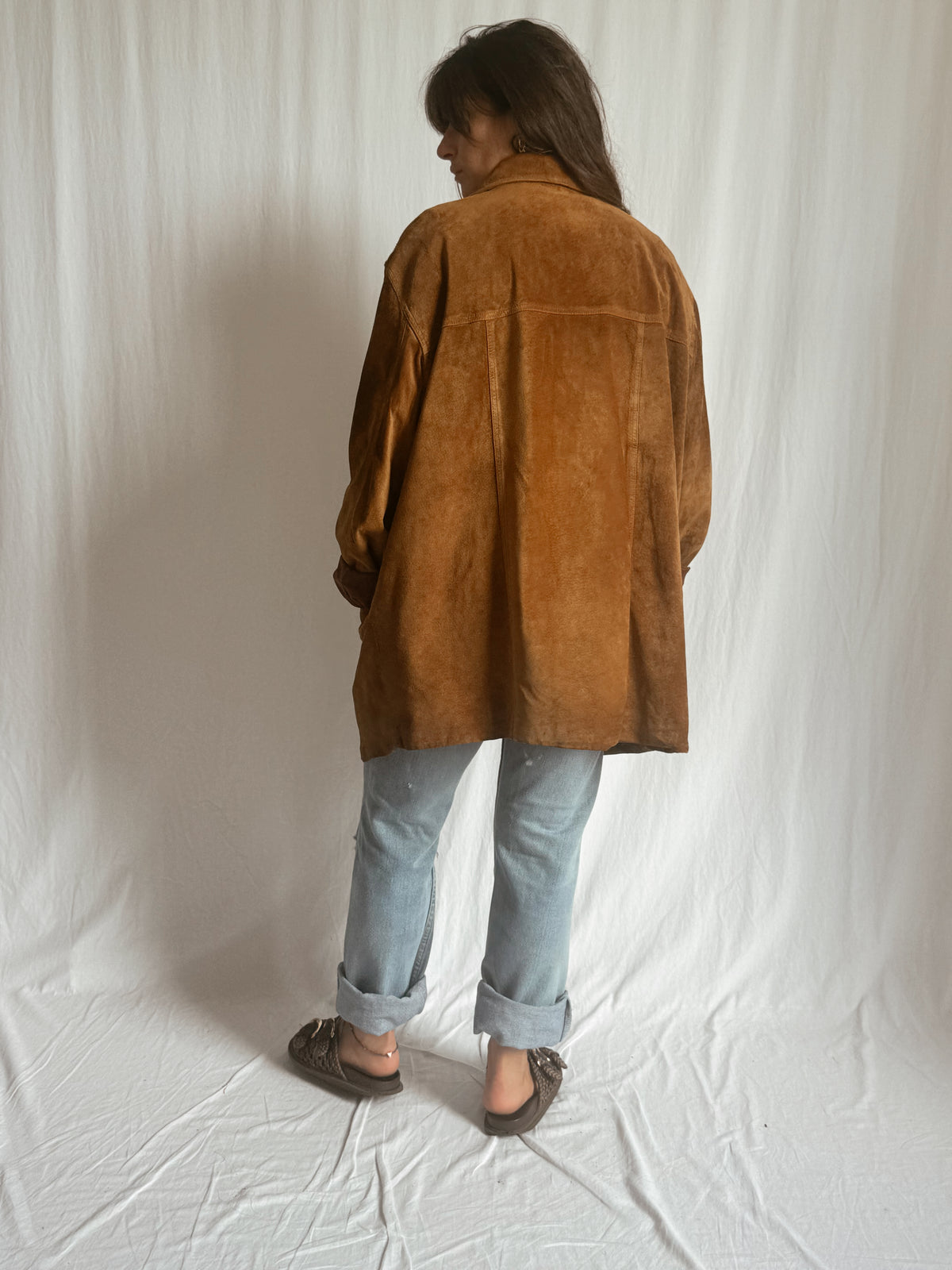 Vintage suede coat
