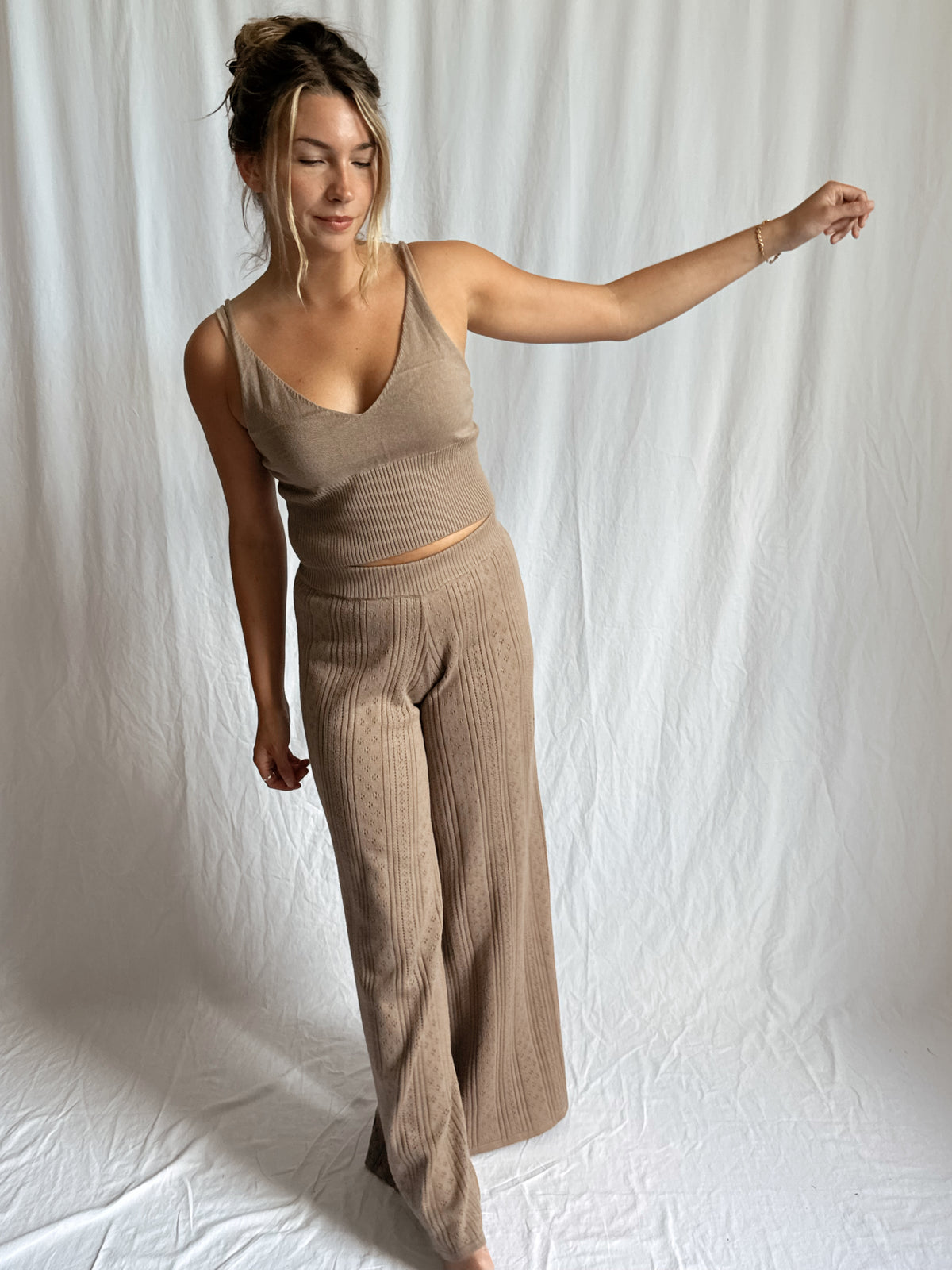 Harry Knit Pant - Toasted Coconut