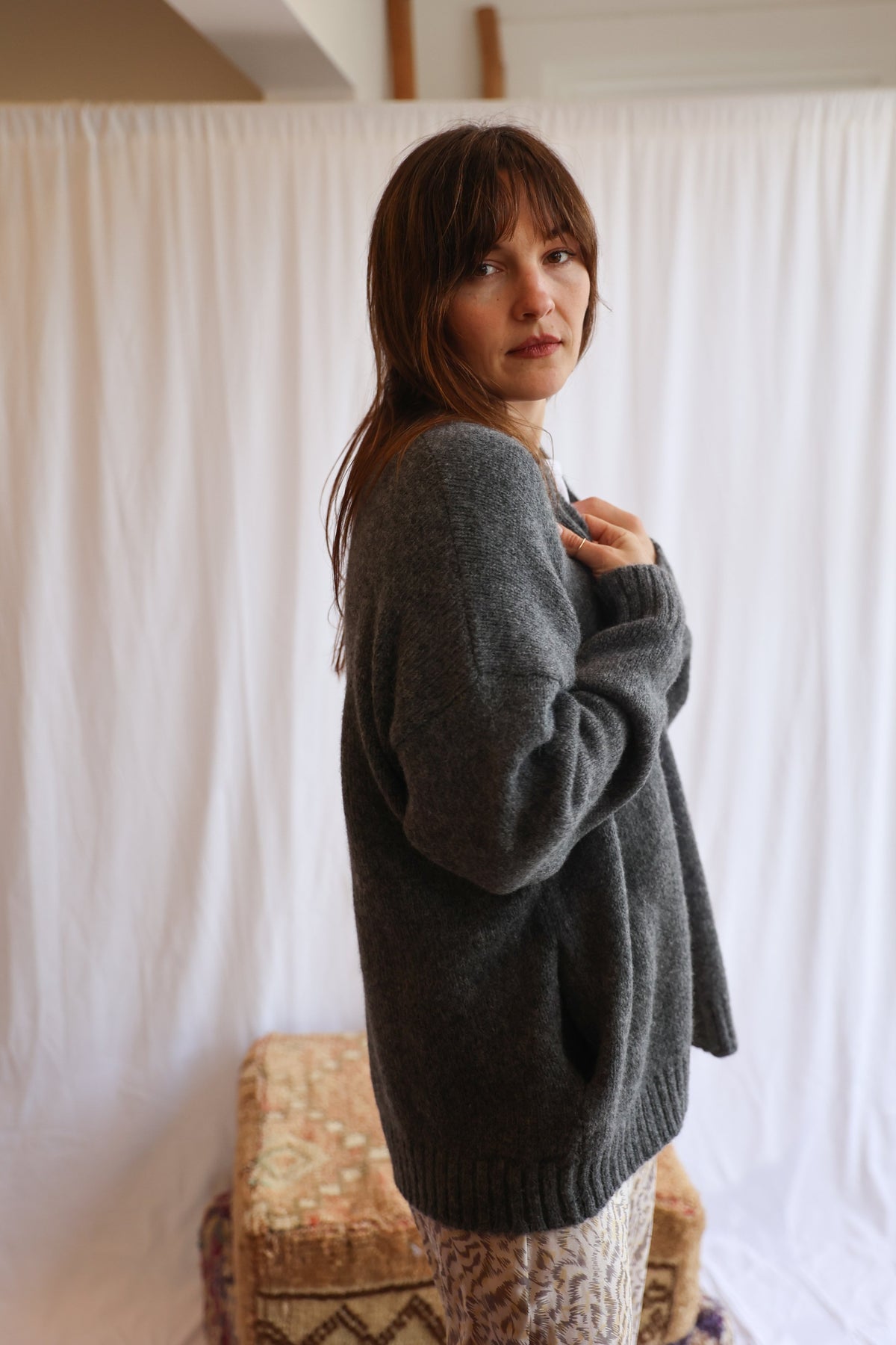 Sutton Cardigan - Charcoal