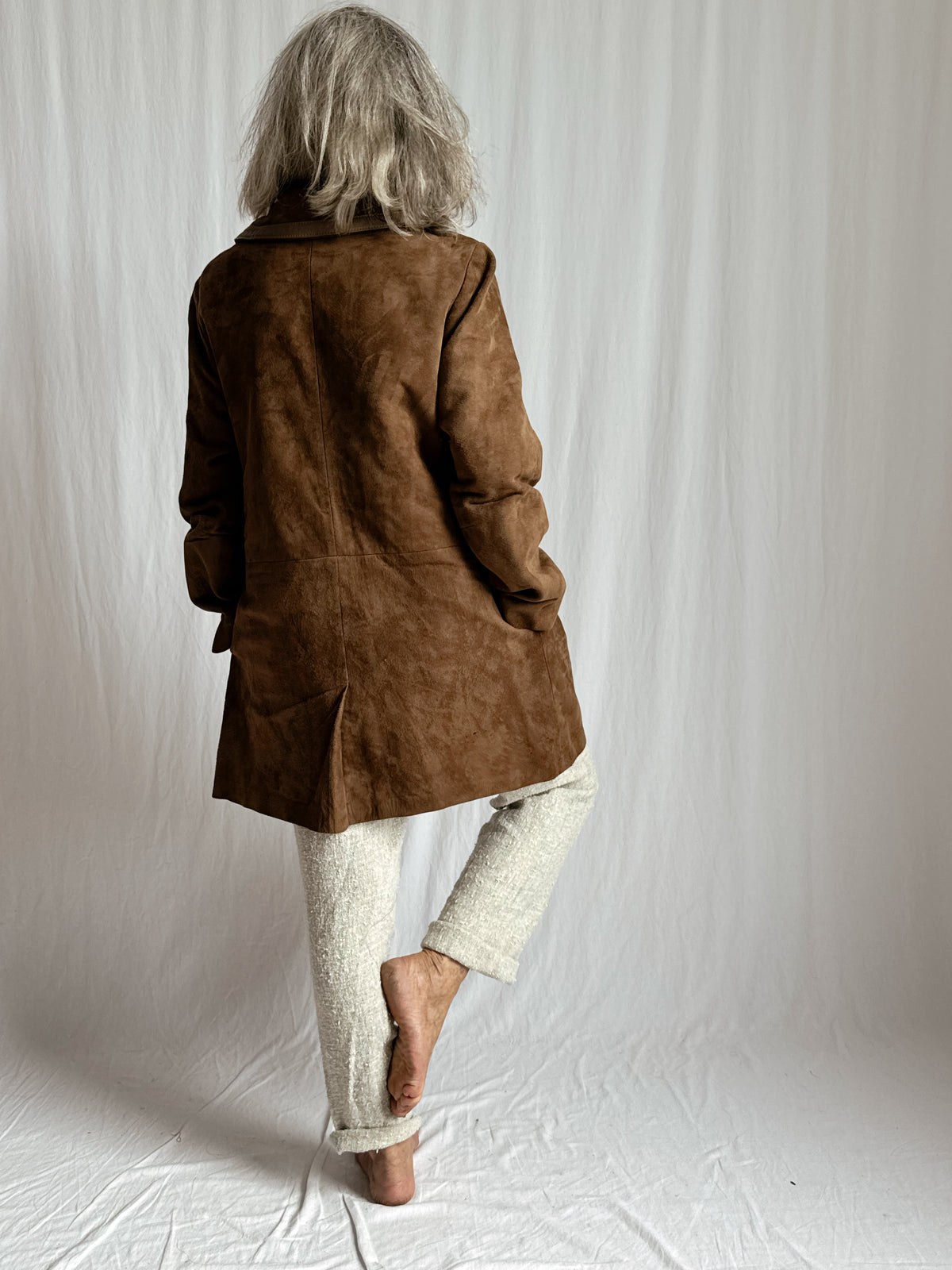 Vintage suede coat