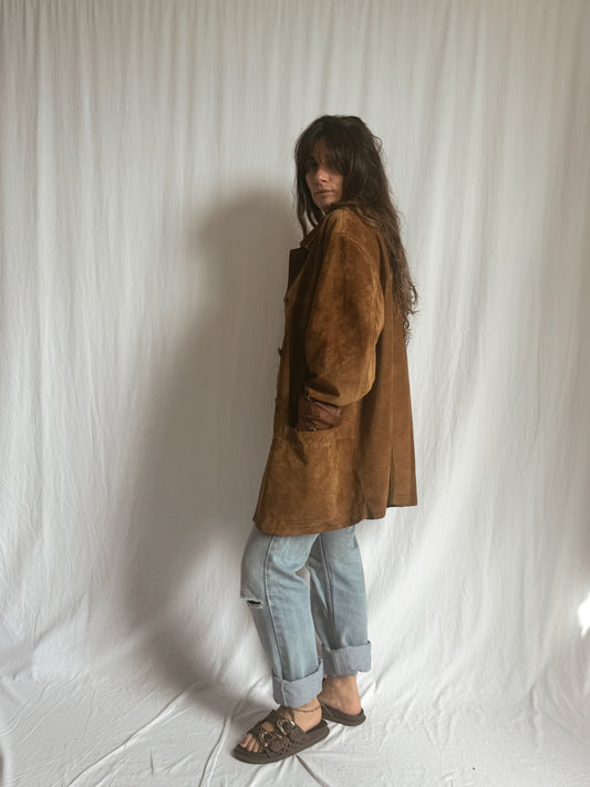 Vintage suede coat