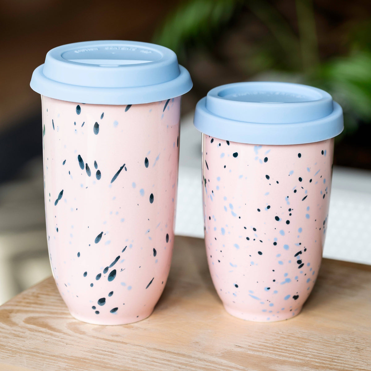 Blossom Ceramic Travel Cup 12oz | Reusable Coffee Mug