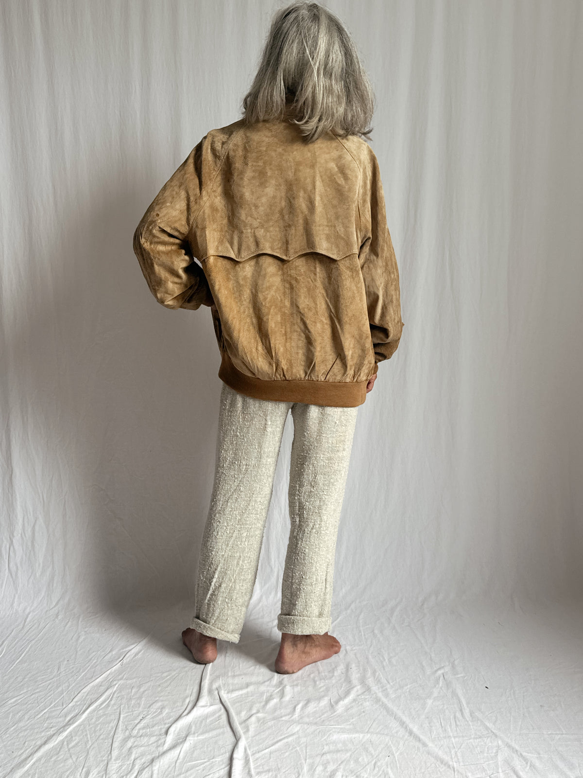 Vintage Suede Bomber