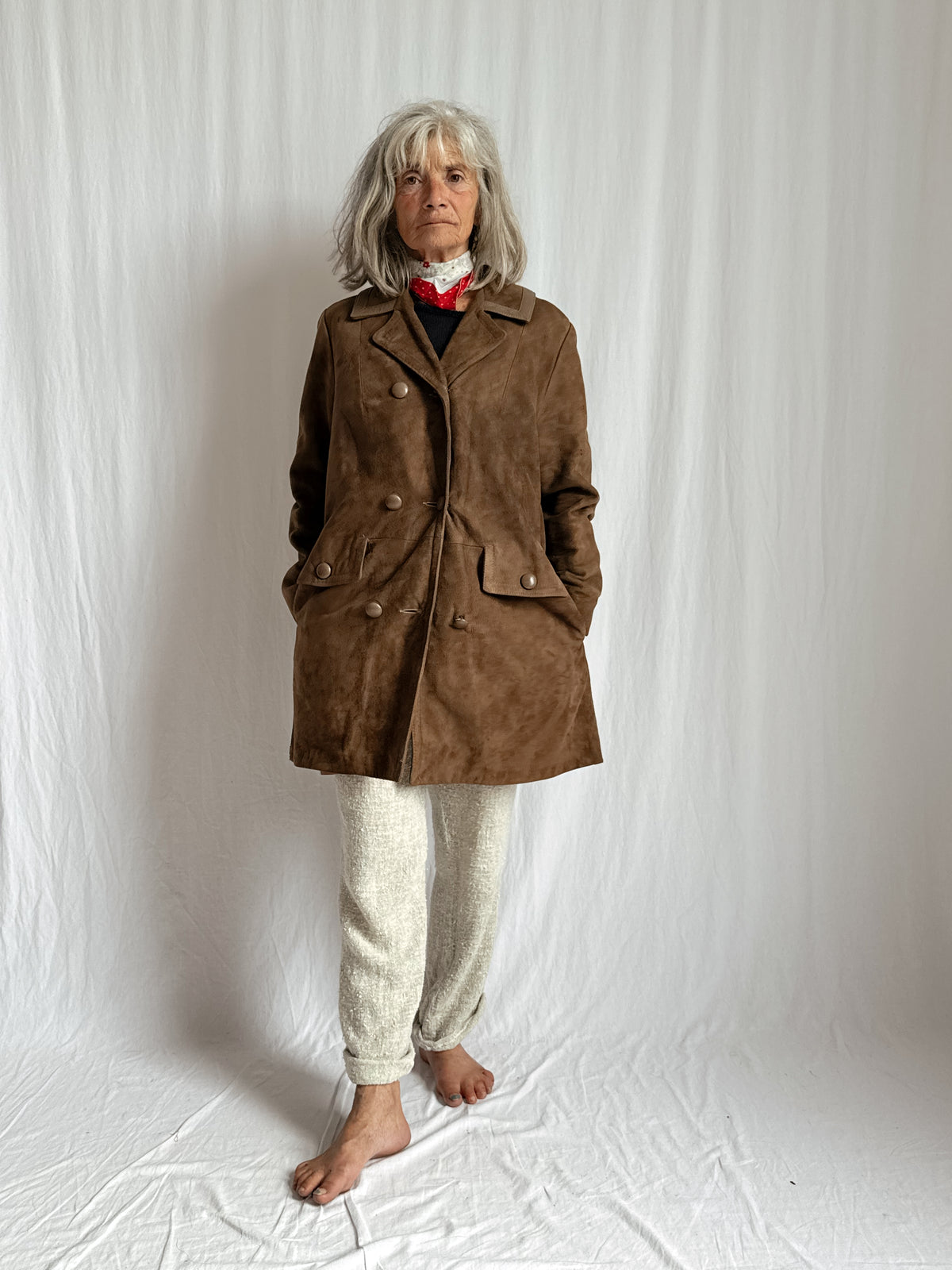 Vintage suede coat