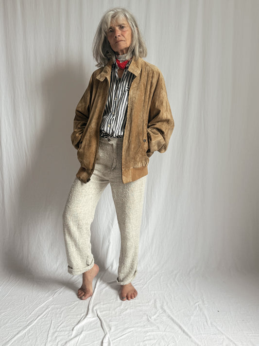 Vintage Suede Bomber