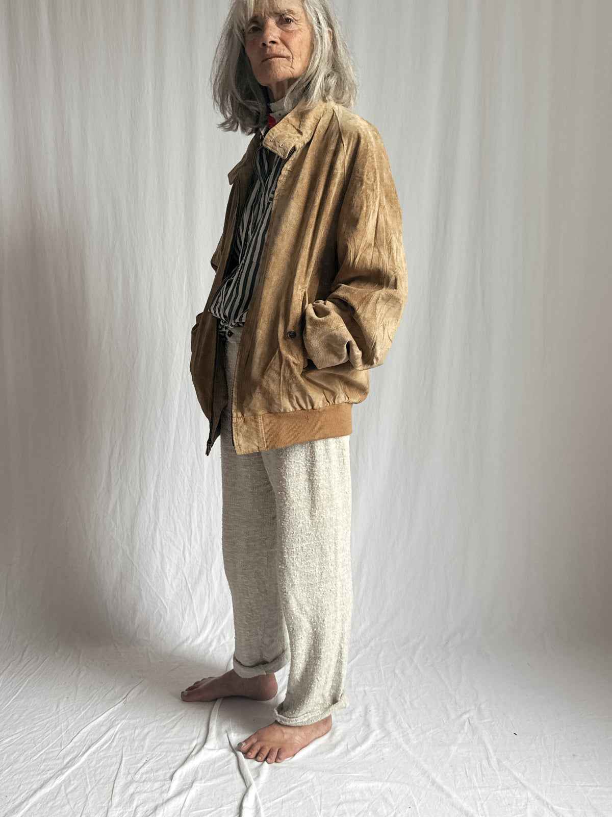 Vintage Suede Bomber