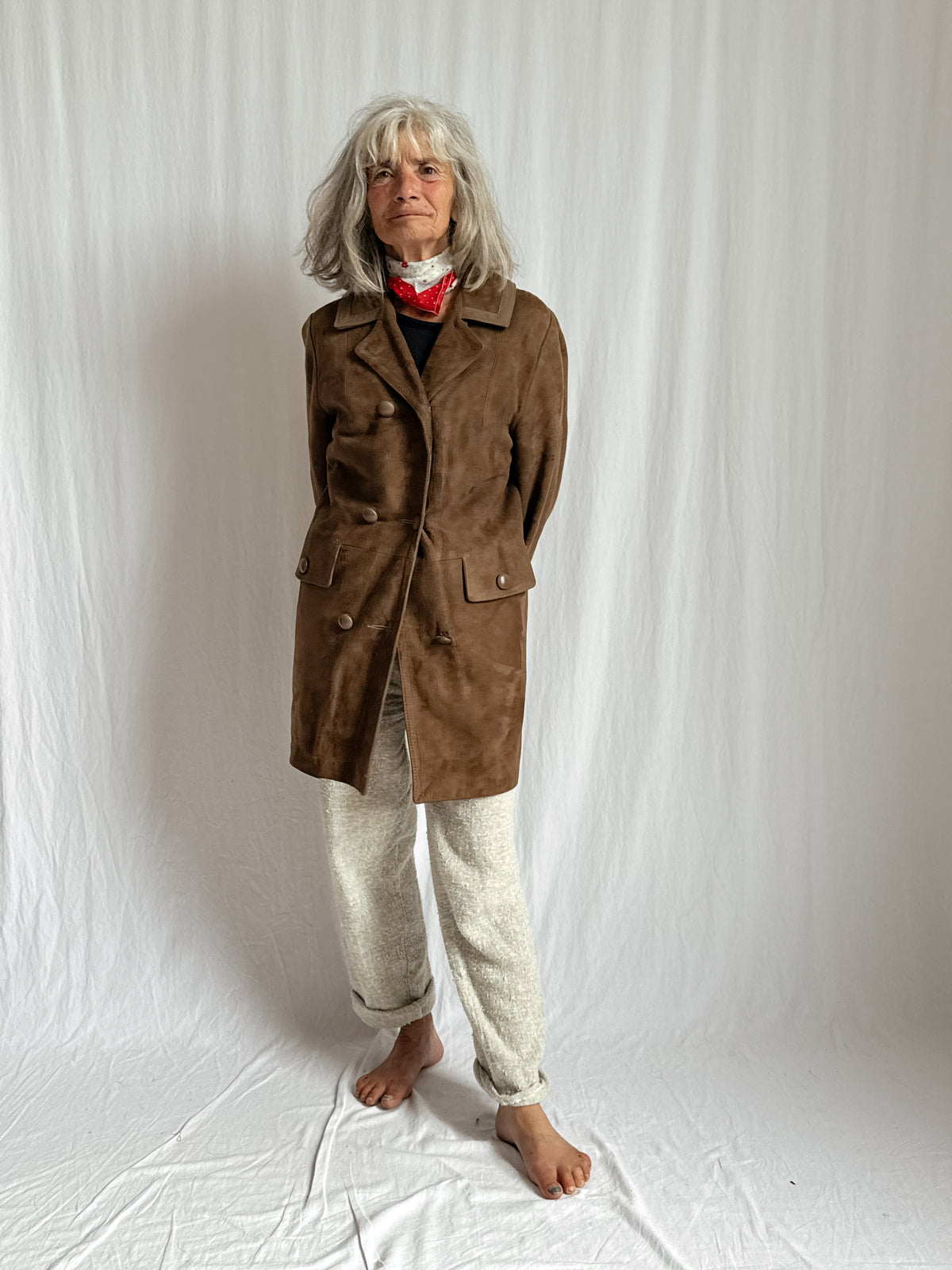 Vintage suede coat