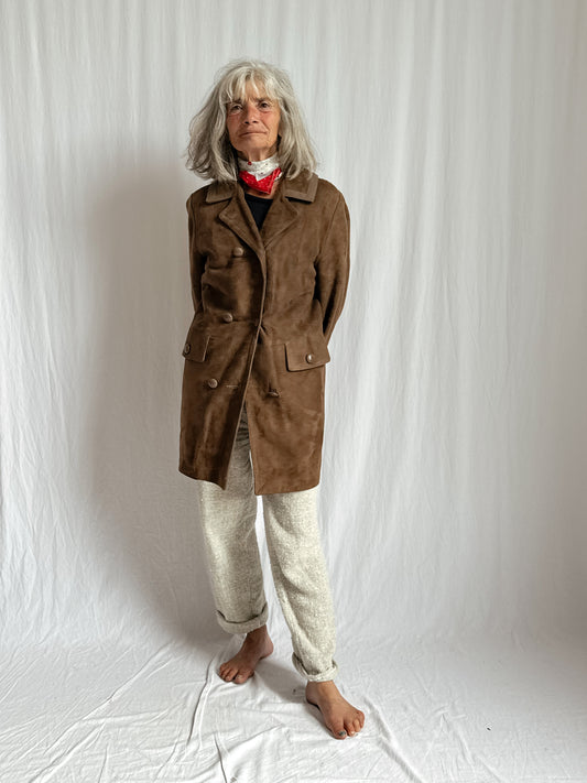 Vintage suede coat