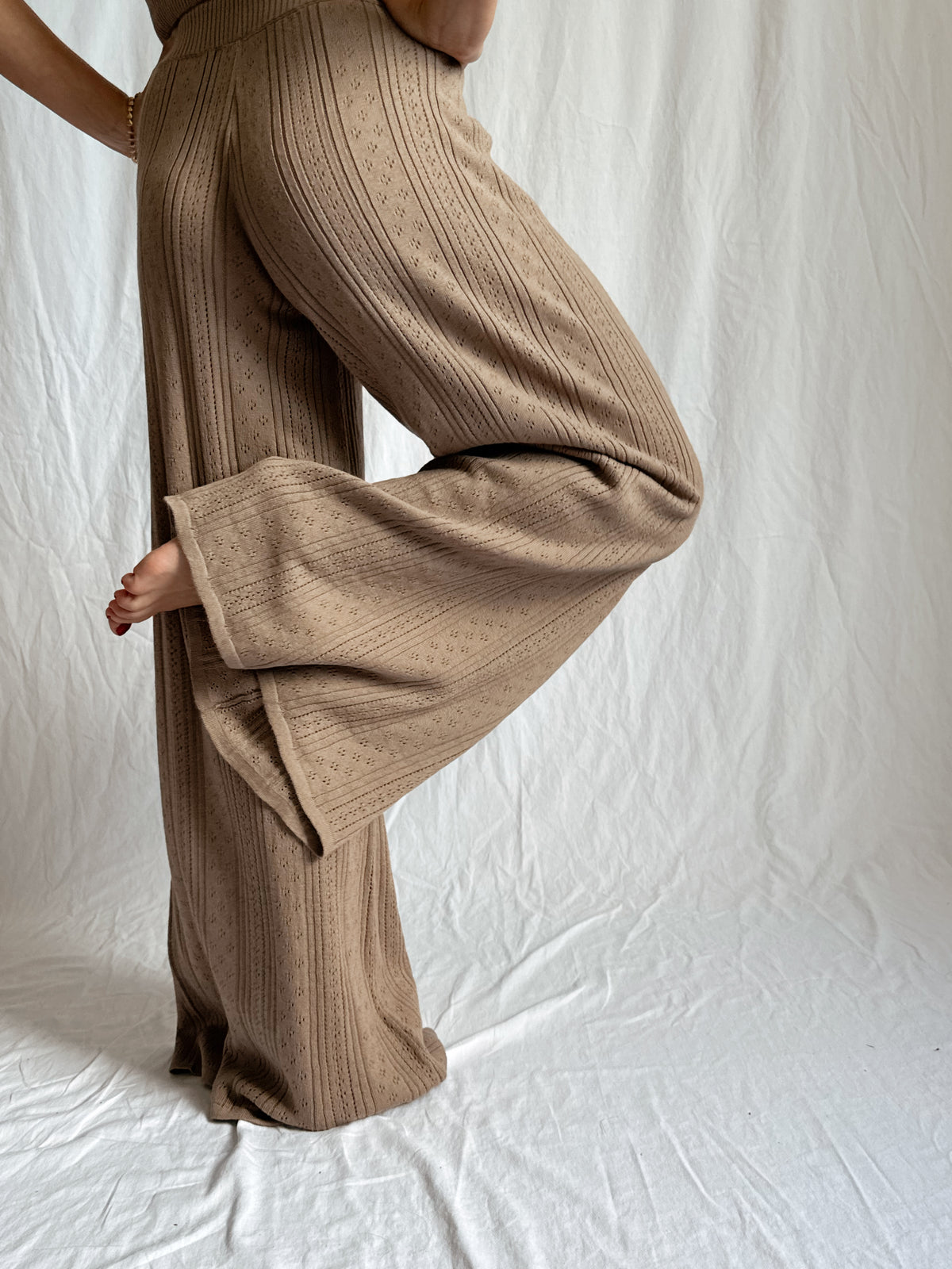Harry Knit Pant - Toasted Coconut
