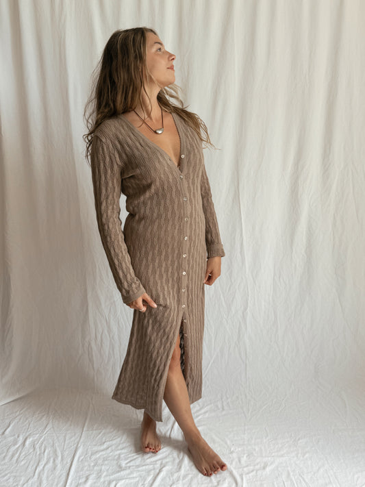 Bella Dress/Duster - Toasted Coconut