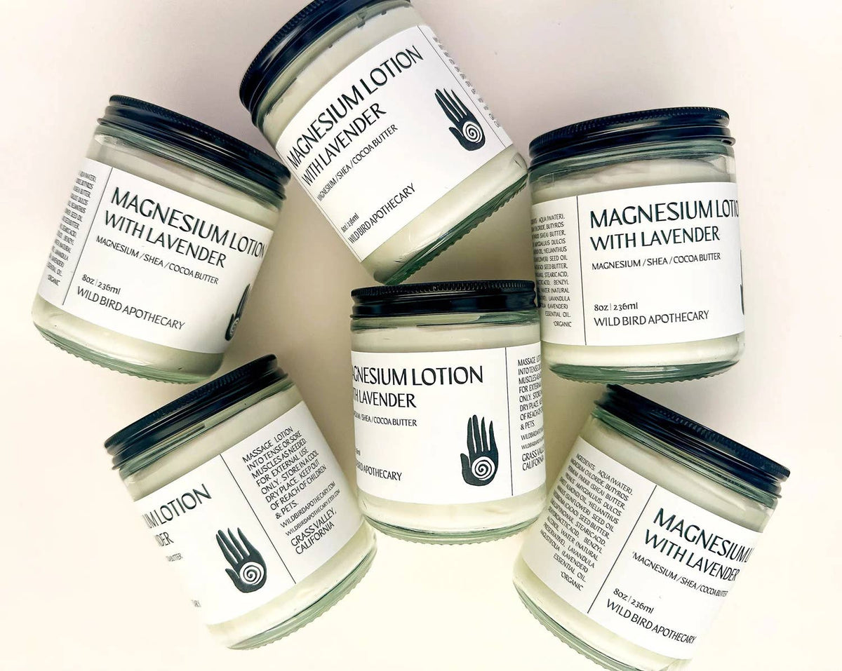 Magnesium Lotion with Lavender & Shea: 8oz