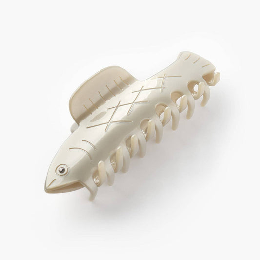 Herring Claw - Silver Fish Acetate Hair Clip Accessory