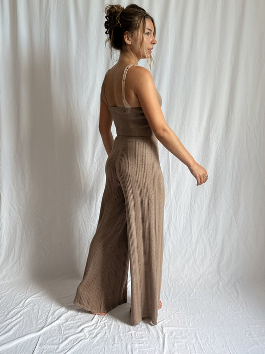 Harry Knit Pant - Toasted Coconut