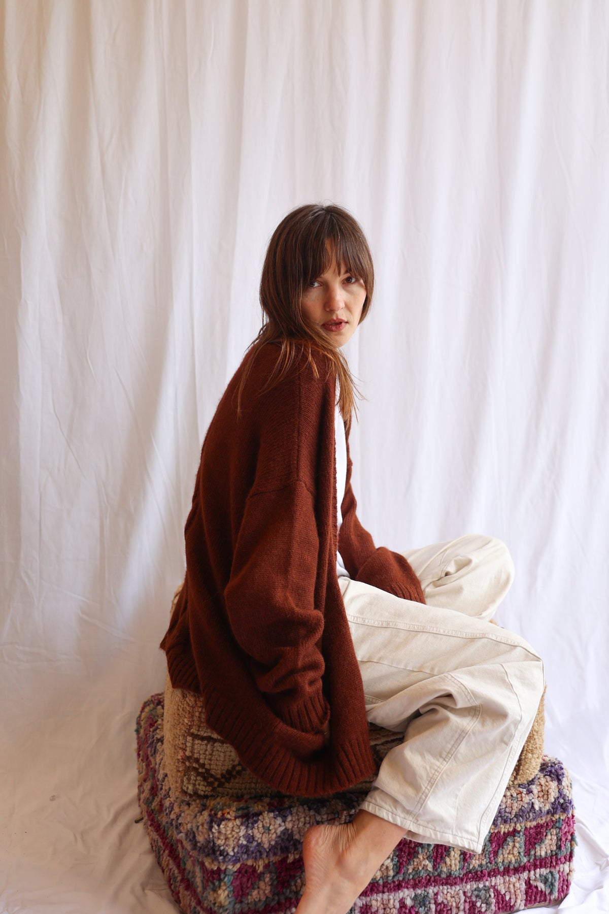 Sutton Cardigan - Chocolate